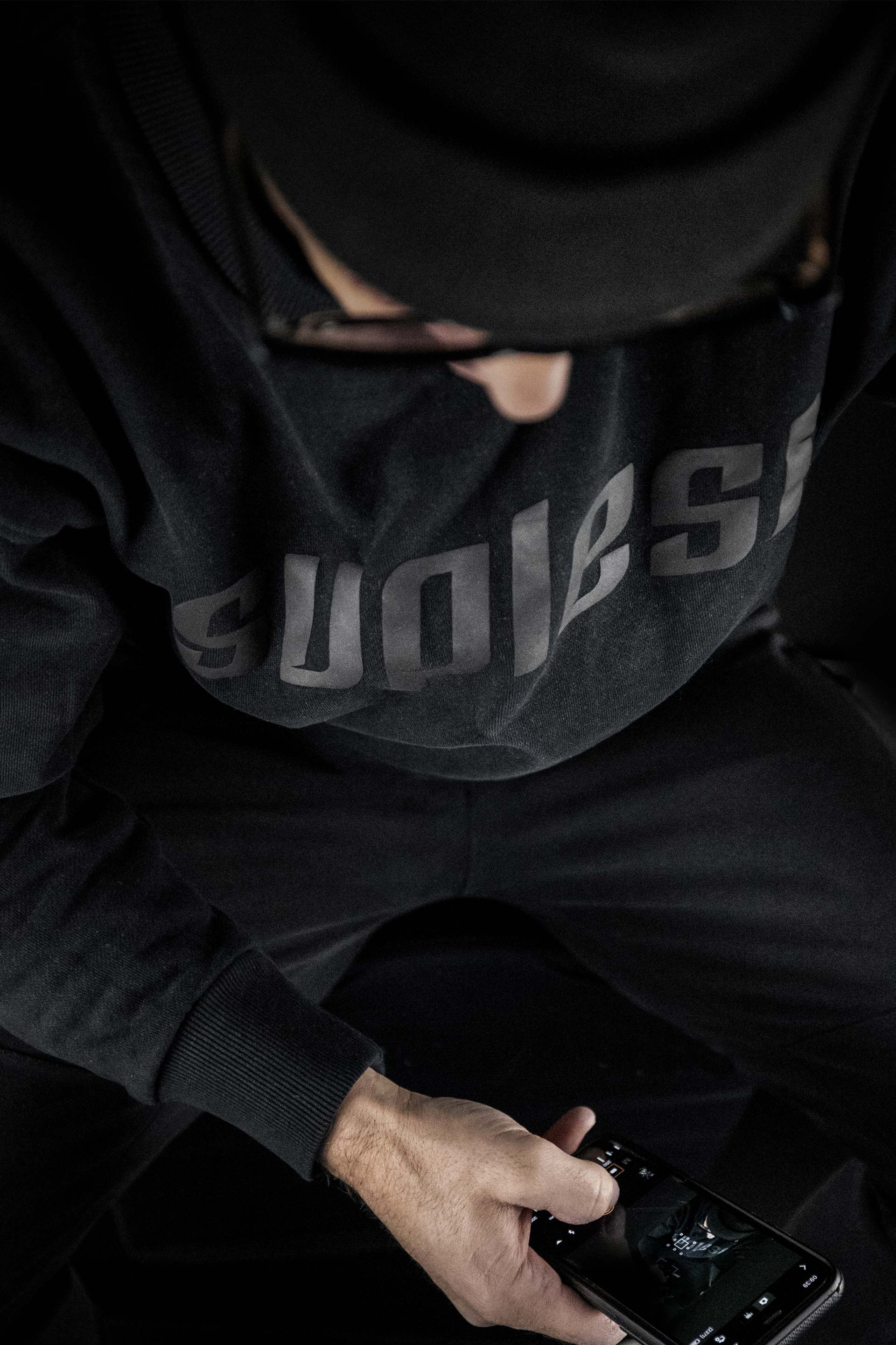 Sweatshirt Logo - black